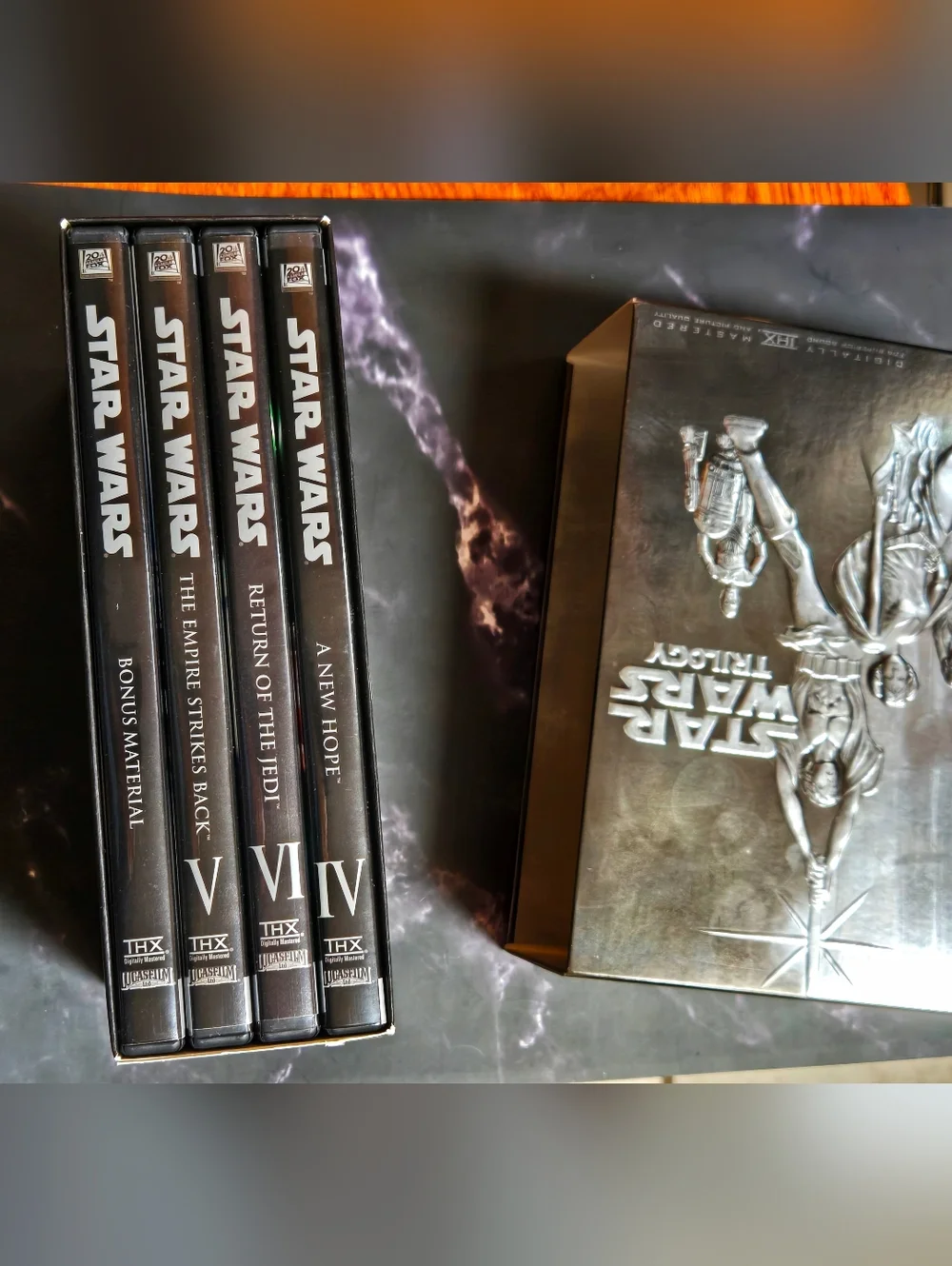 Star Wars Original Trilogy DVD Box Set - 4 Pack - Picture 9 of 16